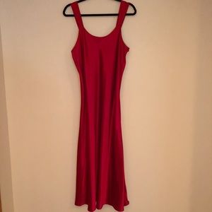 Red Slip Dress